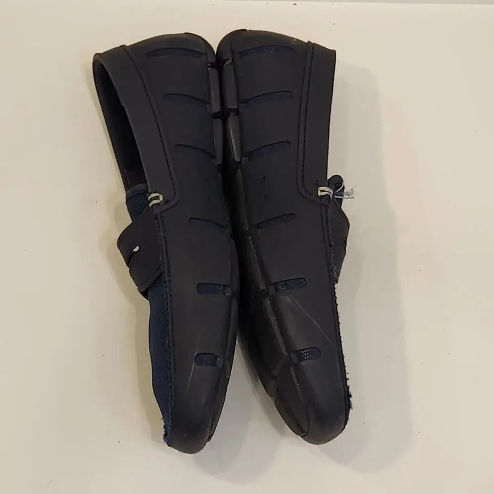 Men's SWIMS Penny Loafer Shoes Navy -Boat Water - Machine Washable - Size 9